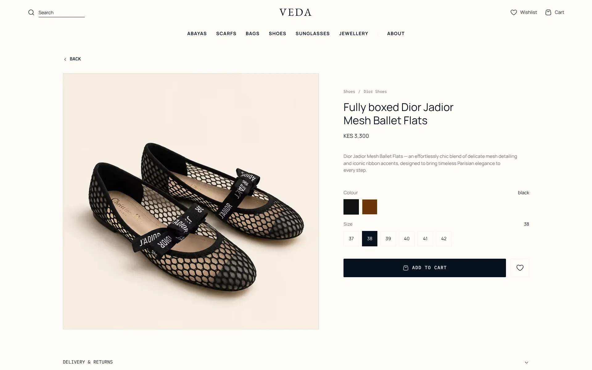 Veda Fashion admin dashboard